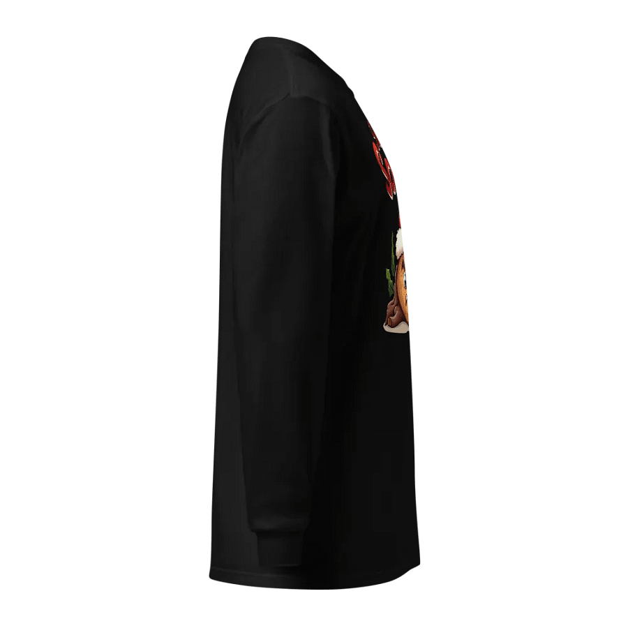 Yule Be Sorry Angry Log Santa Hat Long Sleeve Shirt product image (10)