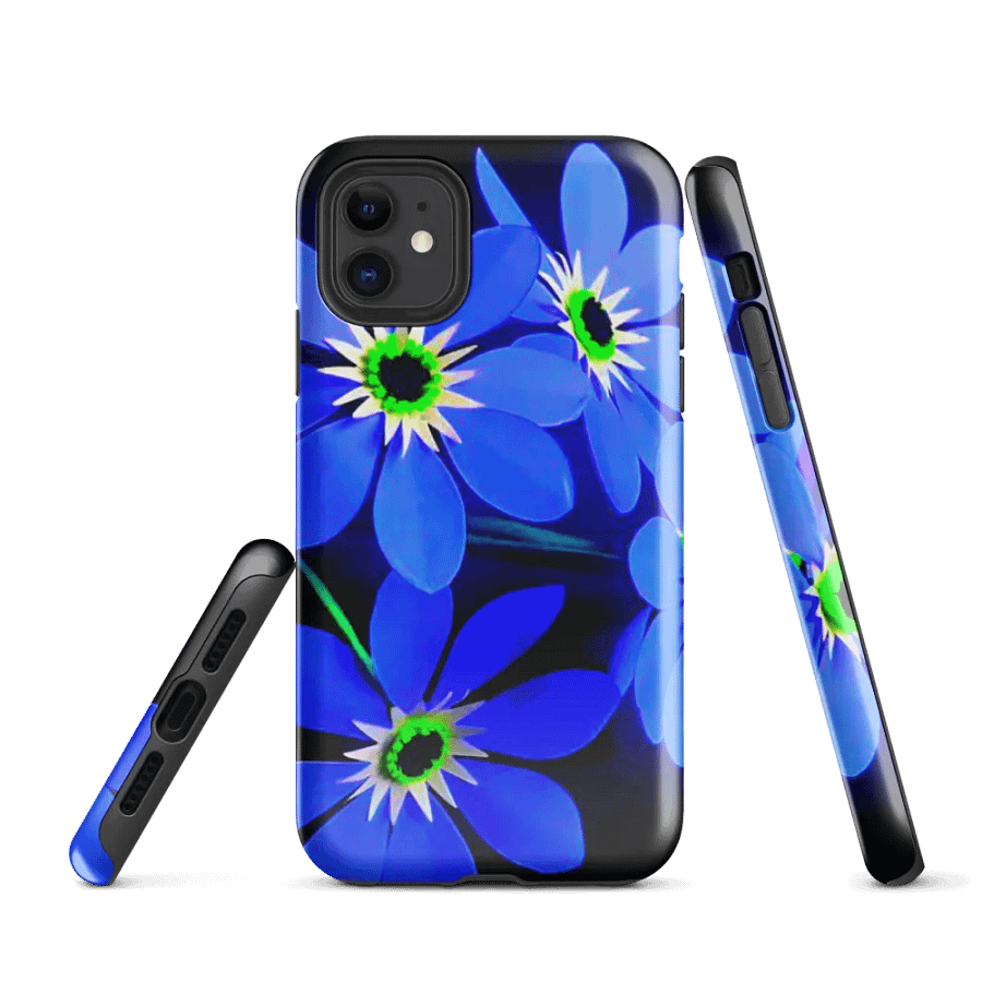 Blue Blossom Armor iPhone® Case product image (1)