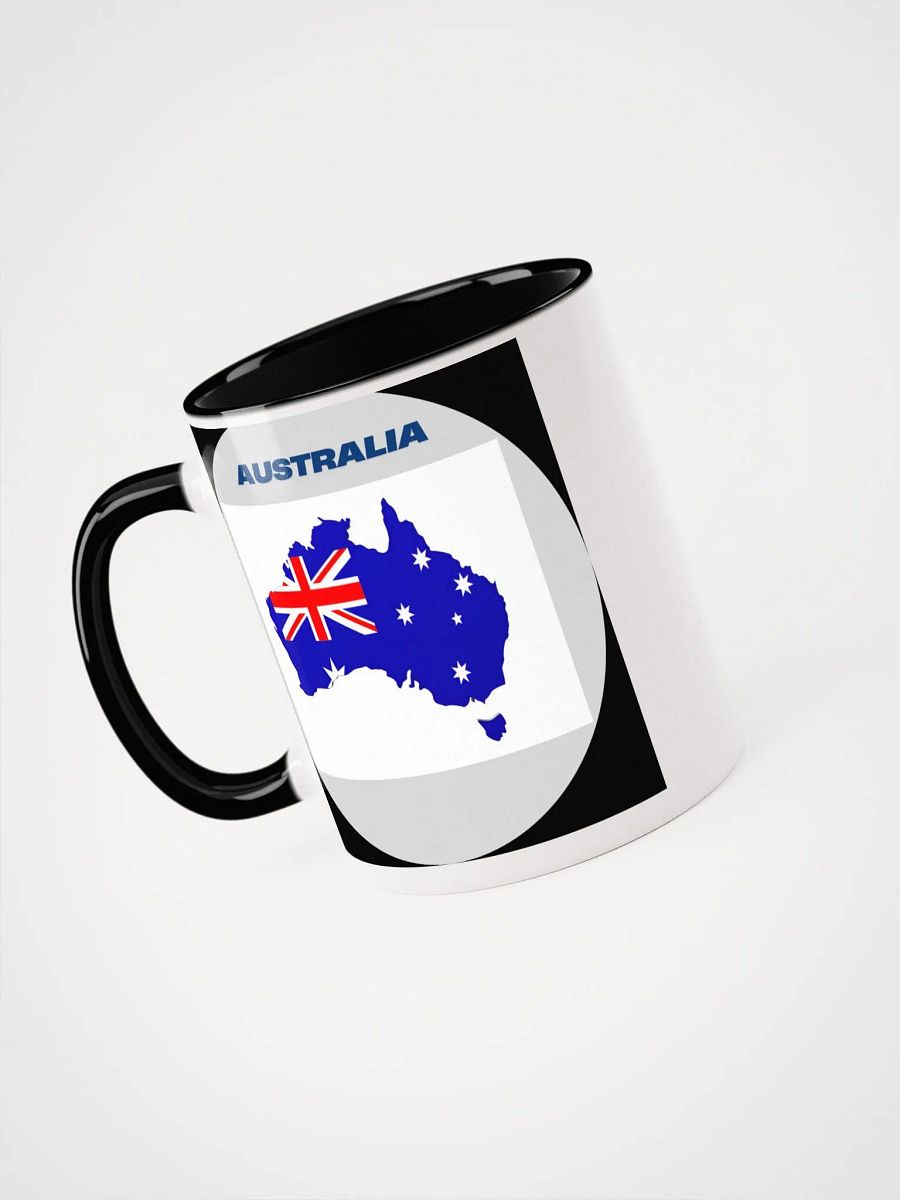 Ceramic Mug with Color Inside Australia Map product image (3)