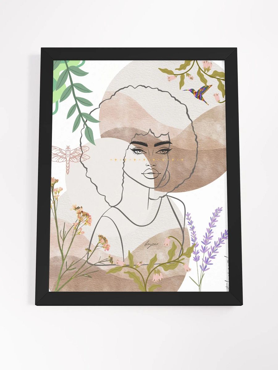 poetry woman - framed design product image (4)