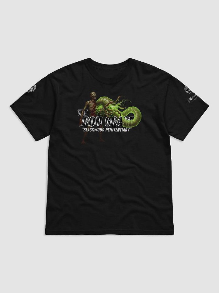 The Iron Grave - Blackwood Penitentiary - The Parasite v2 - Black Logo T-Shirt product image (8)