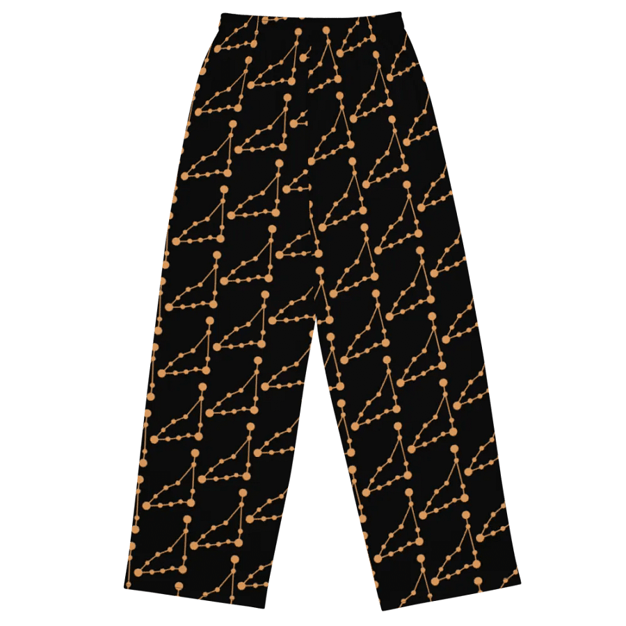 Capricorn Dots Unisex Wide-Leg Pants product image (2)