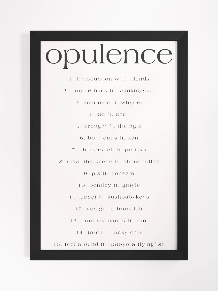 opulence poster product image (1)