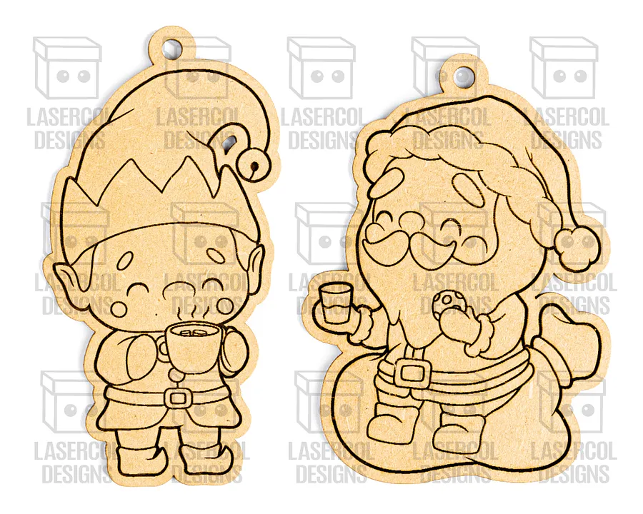 Christmas Ornaments - Laser Cut Files product image (7)