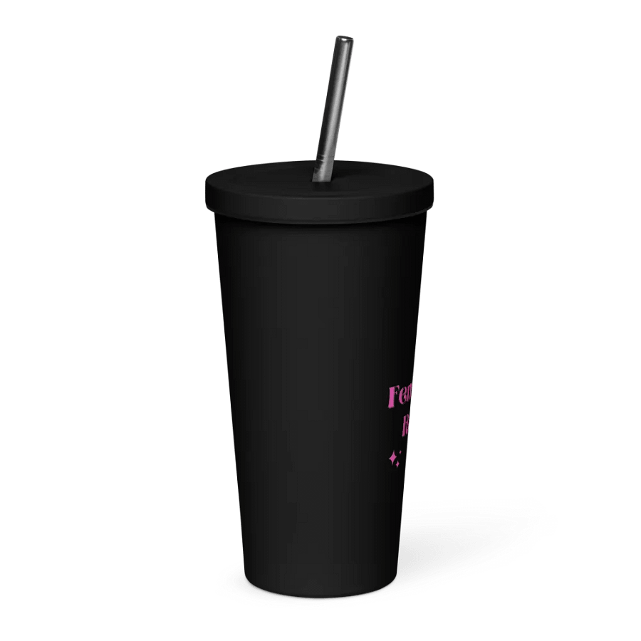 Feminine Rage Insulated Tumbler with a Straw product image (4)