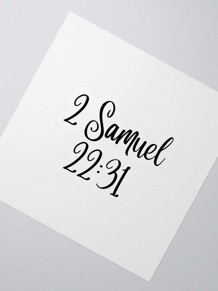 2 Samuel 22:31 product image (6)