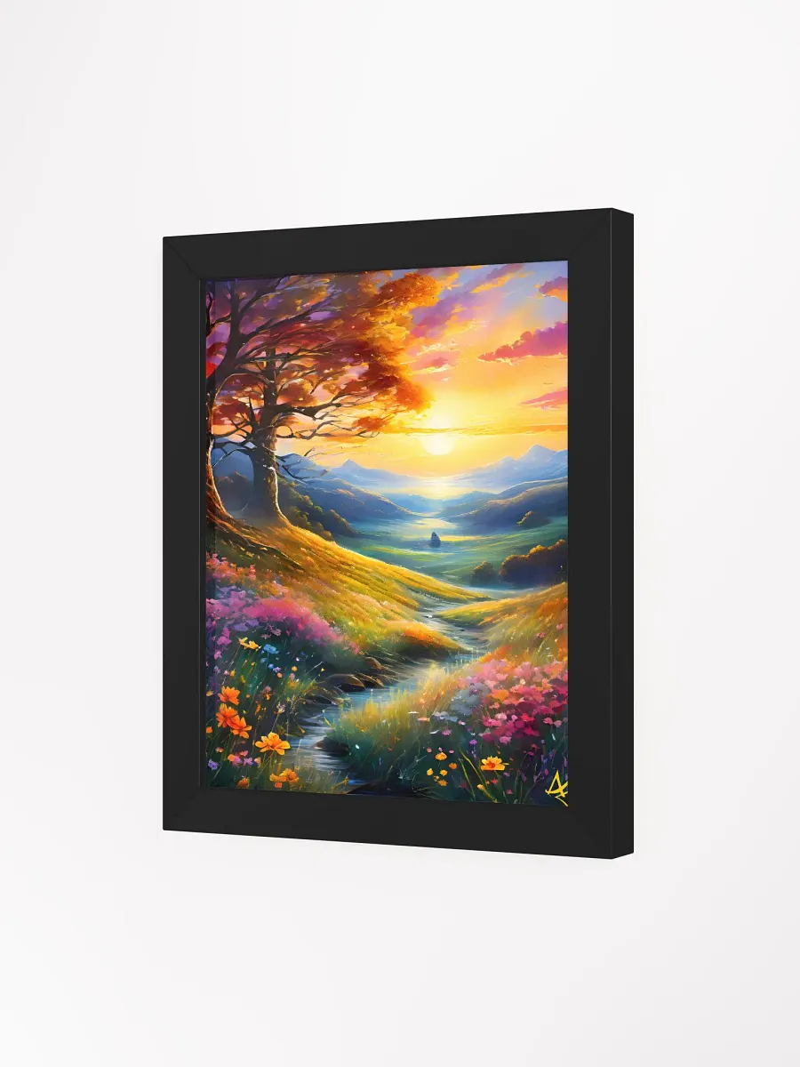 Summer Meadow: AI Art Print - Framed Wall Decor product image (41)