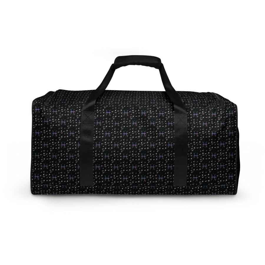 Pisces, Pastel Pisces Glyph, Duffel Bag product image (4)
