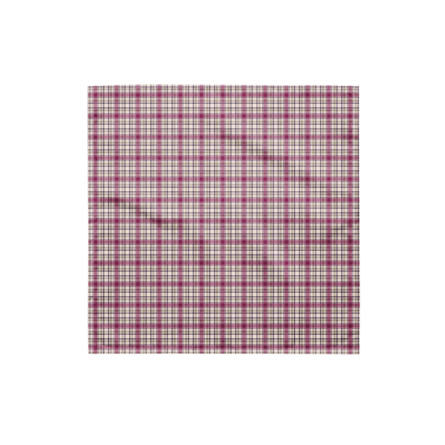 Magenta and Gray Plaid Bandana product image (4)