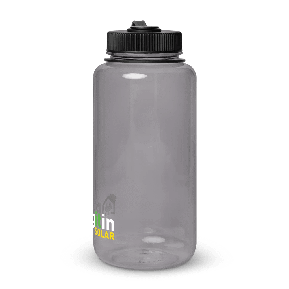 Plug It In Solar High-Quality Wide Mouth Plastic Water Bottle product image (3)