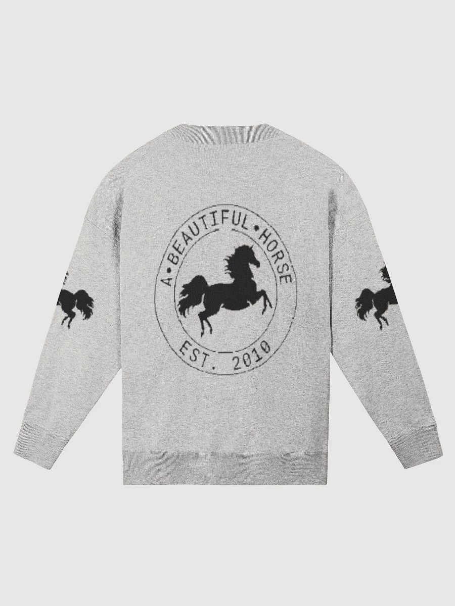 A Beautiful Horse™ Ivory Arabian Knitted Crewneck Sweater product image (2)