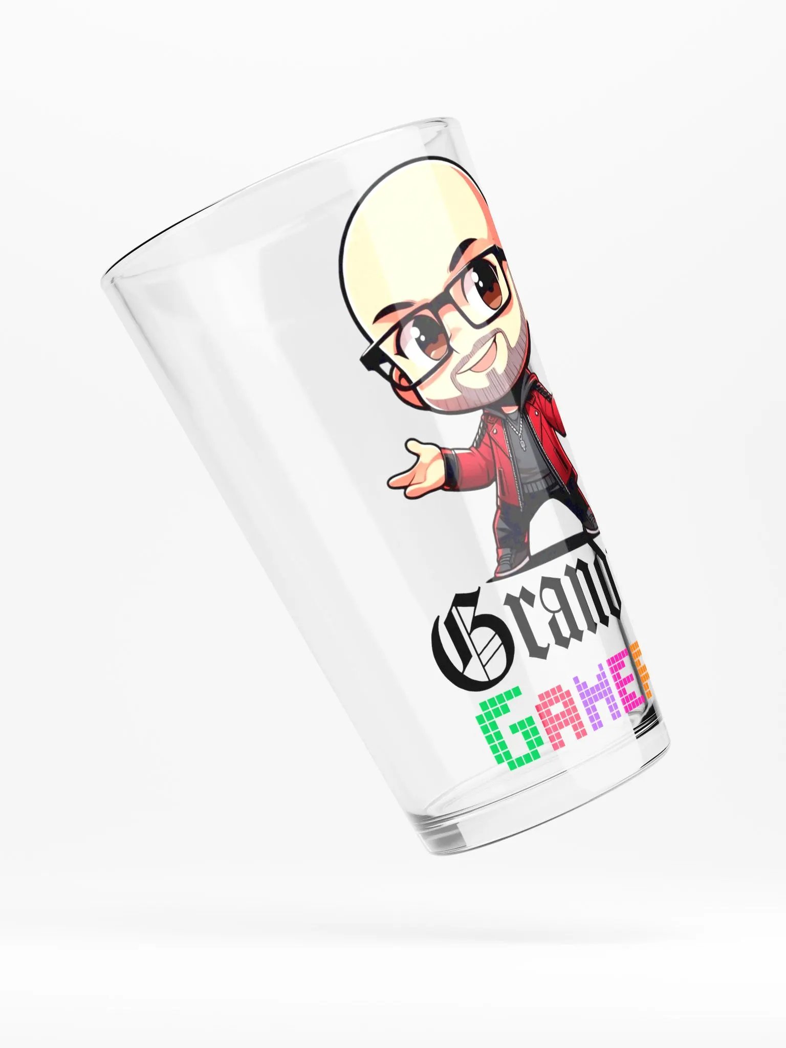 Grandpa Gamer Shaker Pint Glass product image (2)