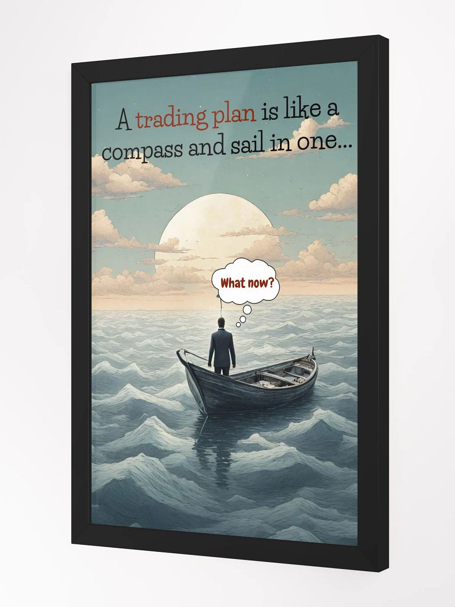 Trading Plan Custom Artwork Framed product image (3)
