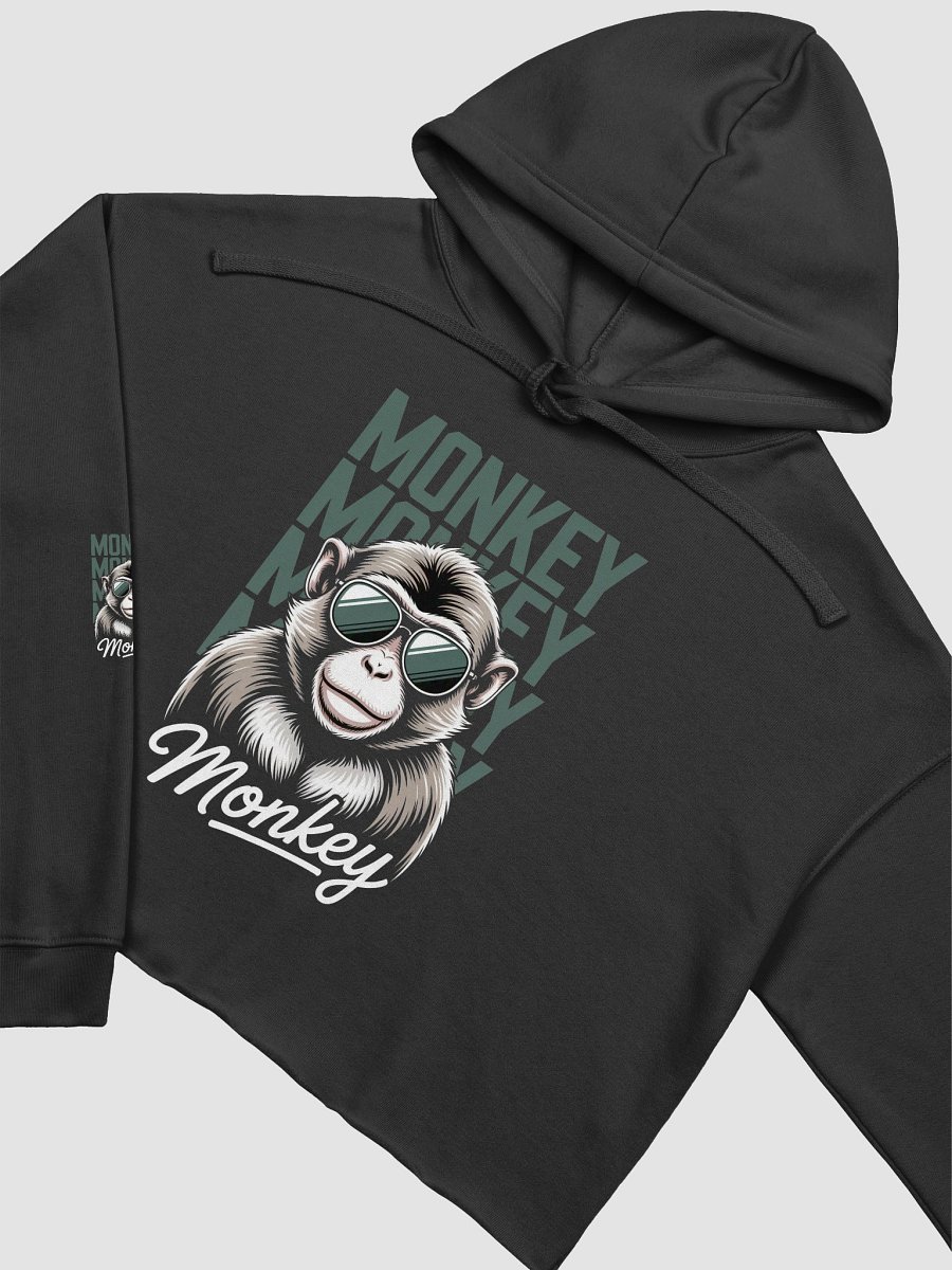 Cool Monkey Vibes Crop Hoodie product image (9)