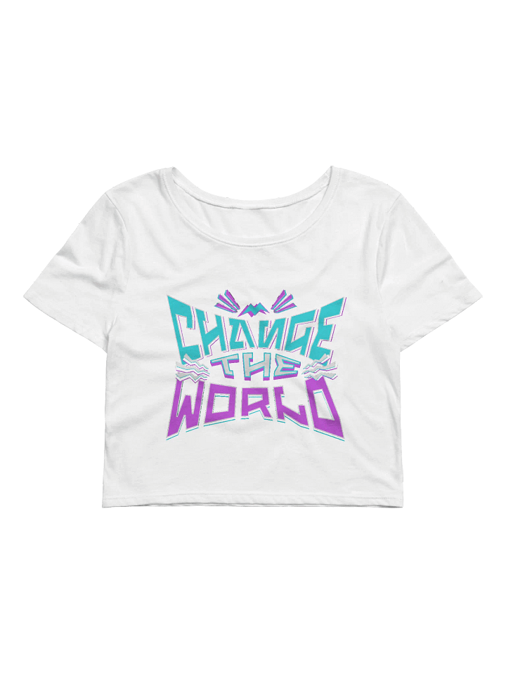 Change The World Crop Tee product image (2)