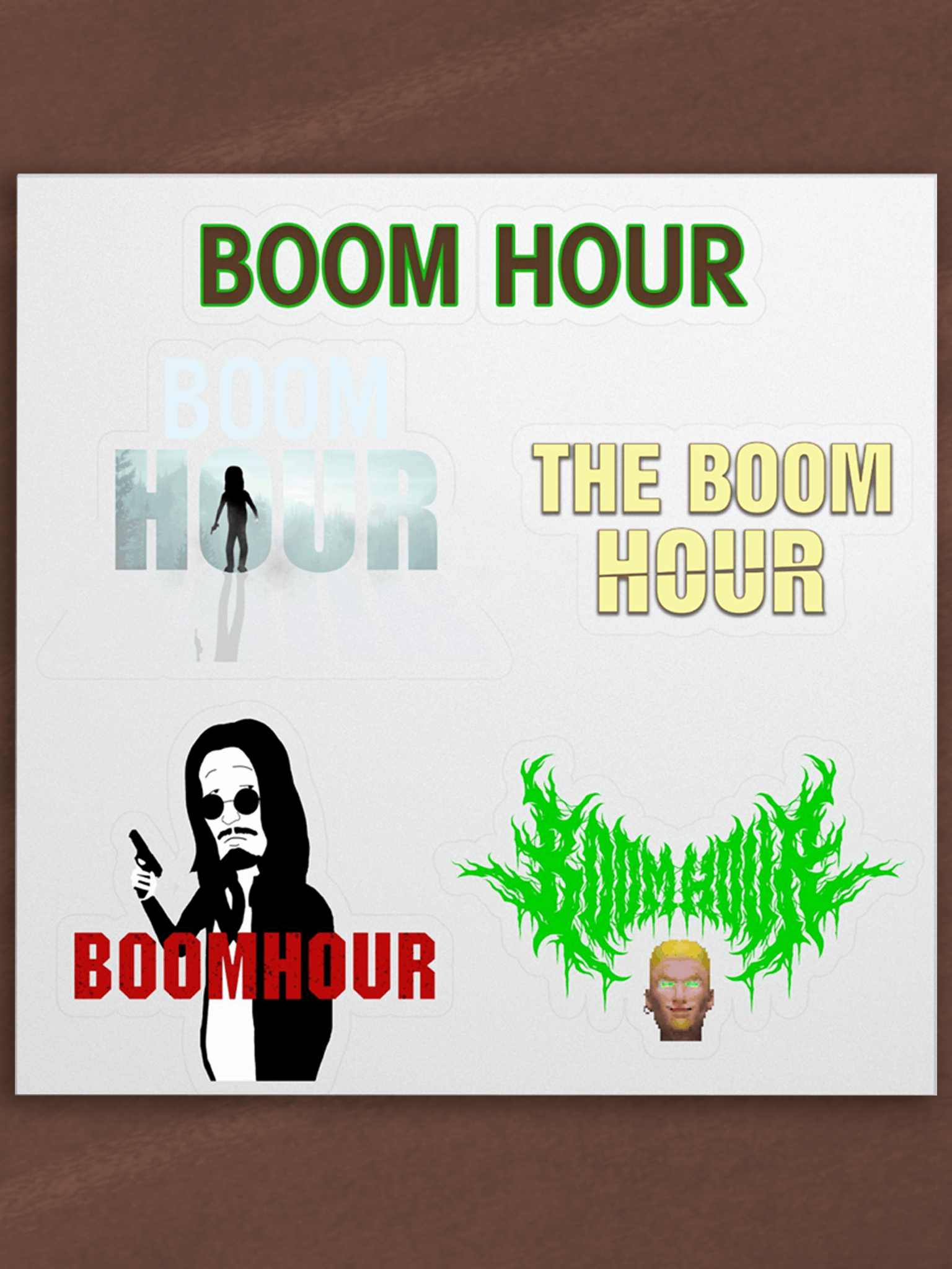 BoomHour Event Logo Stickers #1 product image (1)