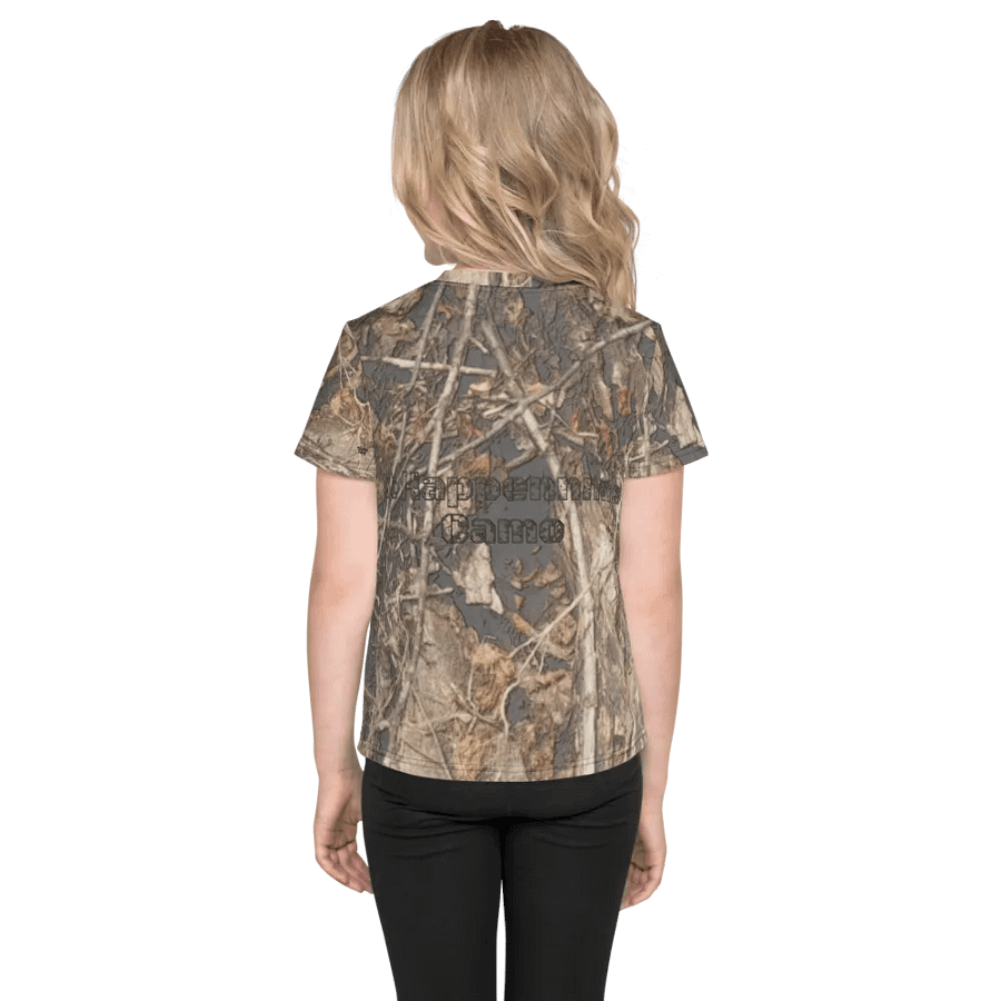 Kids Crew Neck T-Shirt - Dead Split - It Happennnns Camo product image (2)