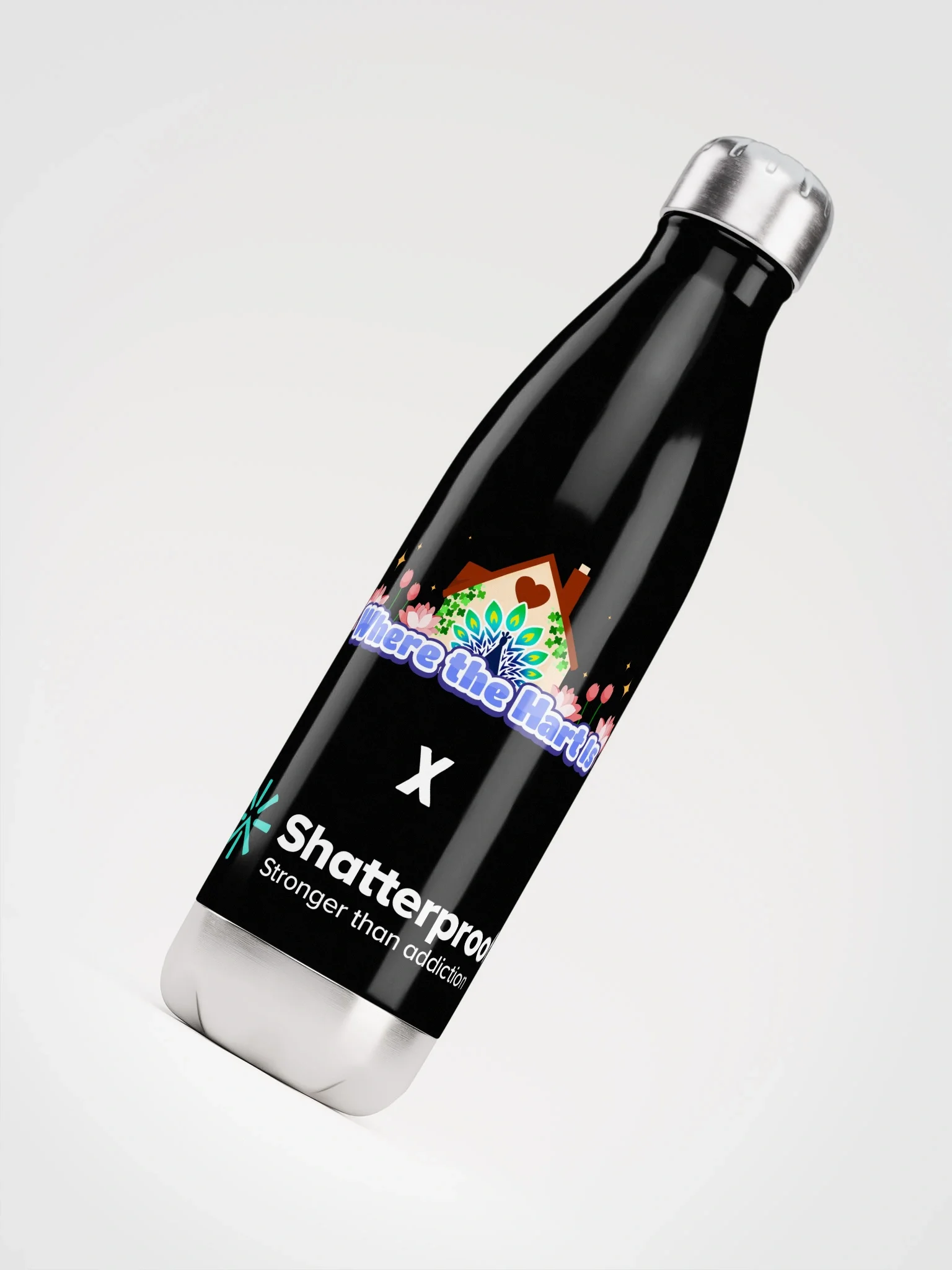 Lisa J Ketrick Memorial Annual Fundraiser Memento Water Bottle - Black product image (4)
