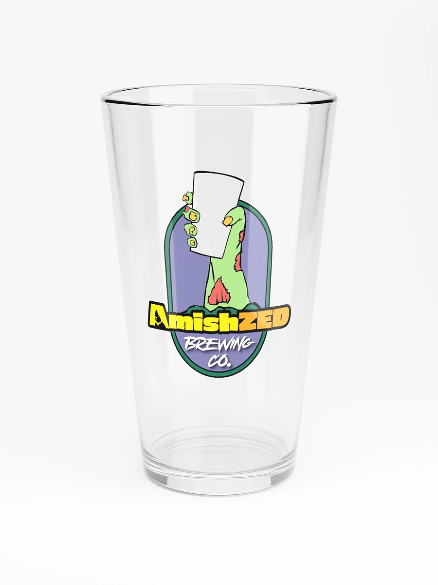AmishZed Brewing Co. Pint Glass product image (3)