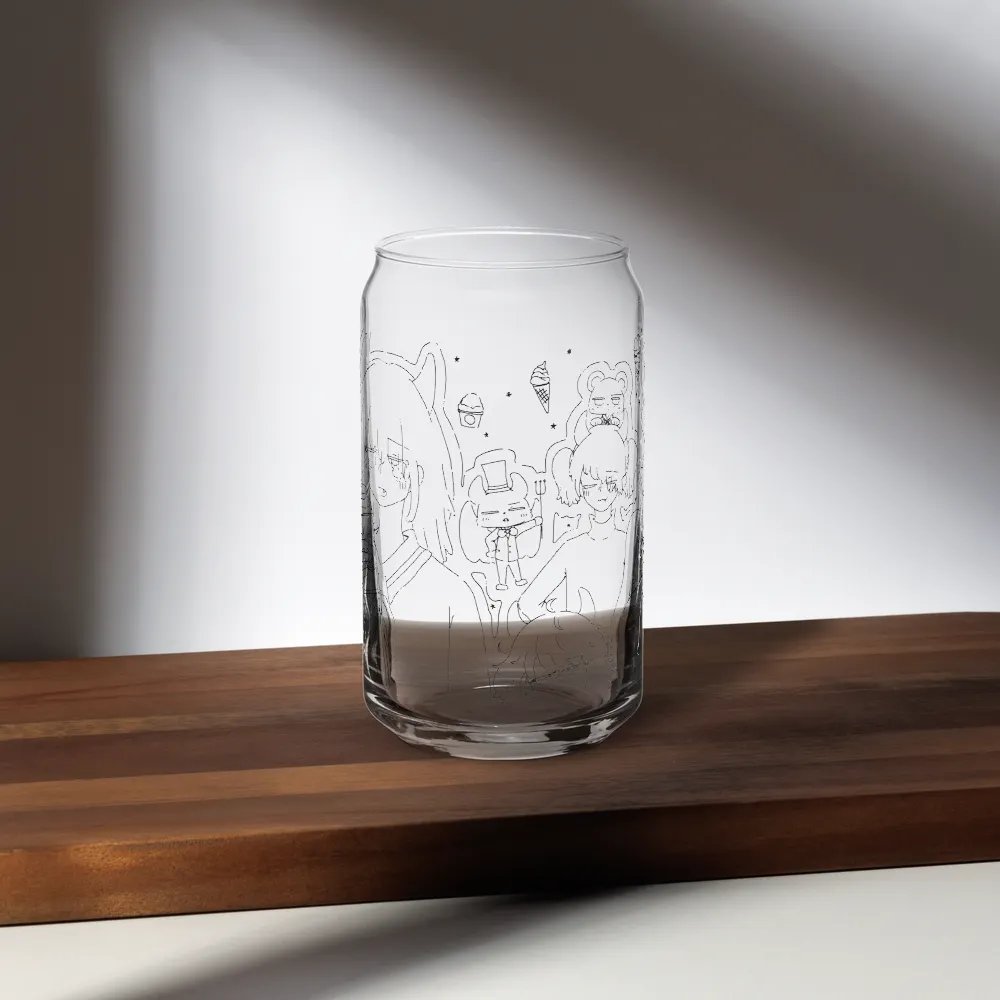 Hungry Demon & Friends Can-Shaped Glass product image (6)
