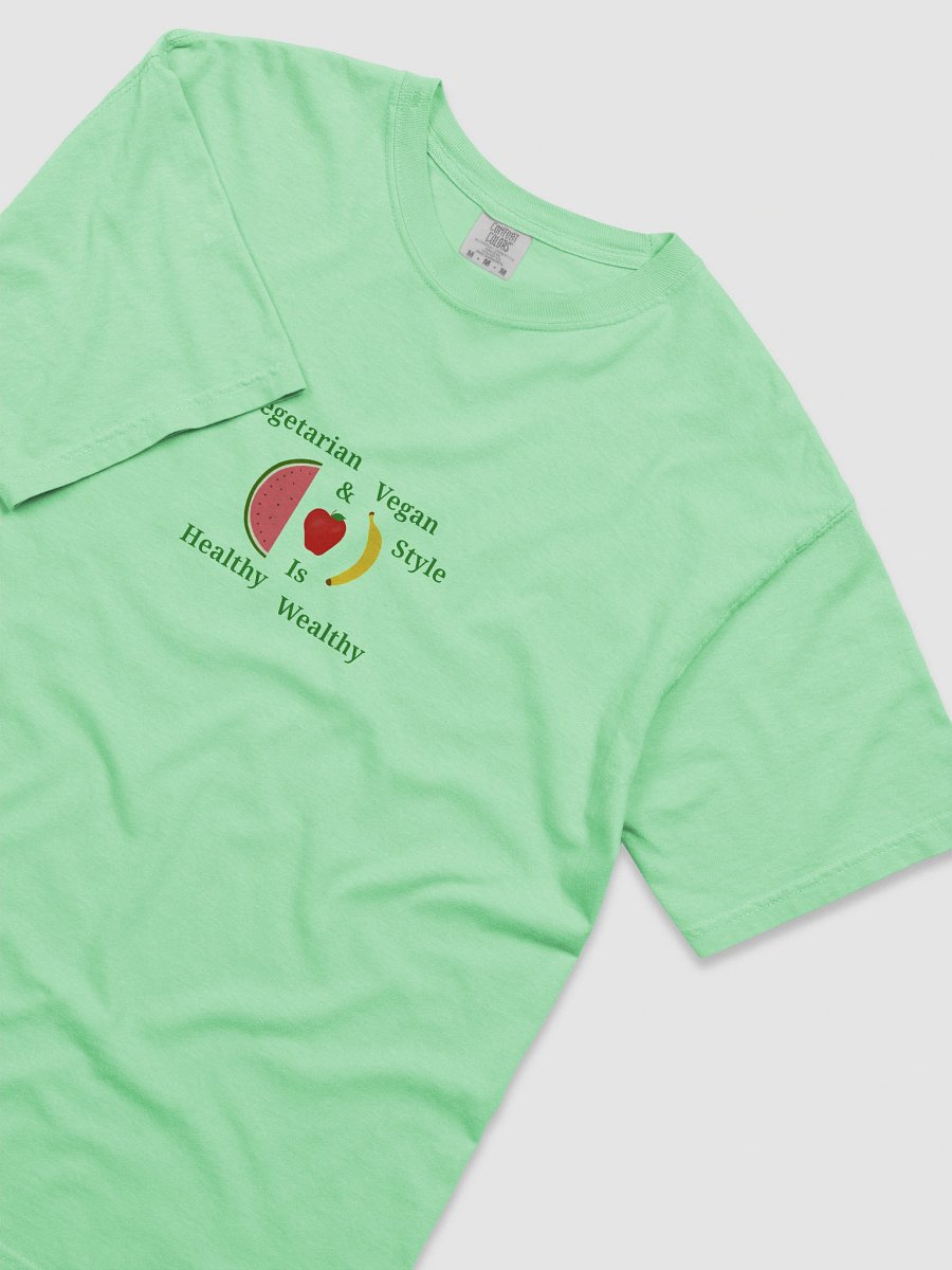 Healthy Wealthy Vegetarian & Vegan Tee product image (5)