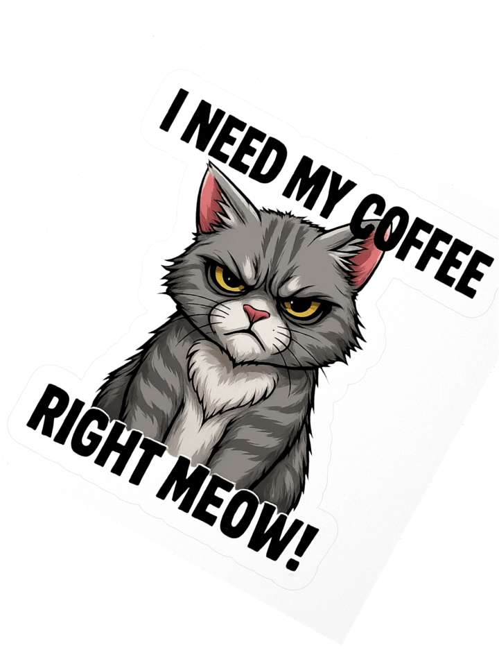 I NEED MY COFFEE STICKERS product image (5)