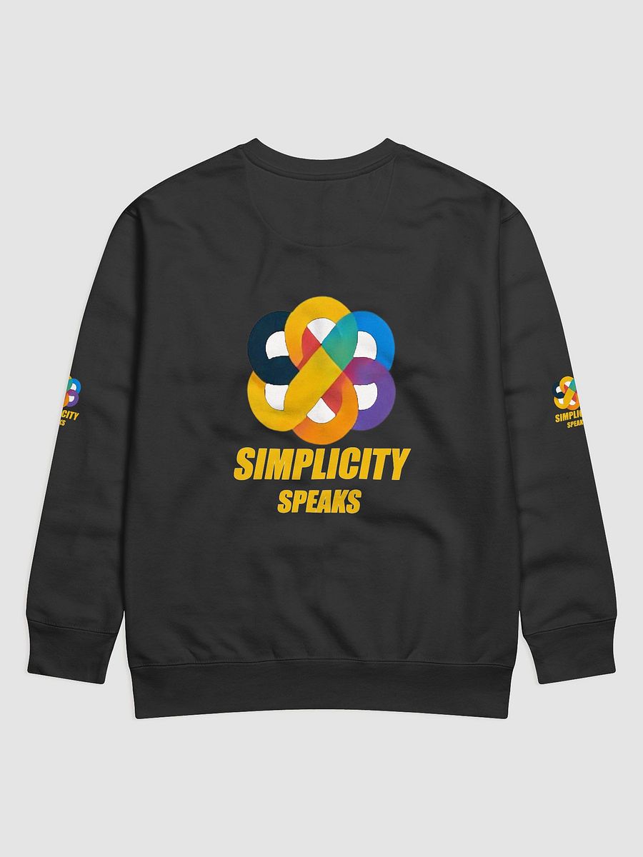 Simplicity Speaks Interlocking Ribbon Sweatshirt product image (11)