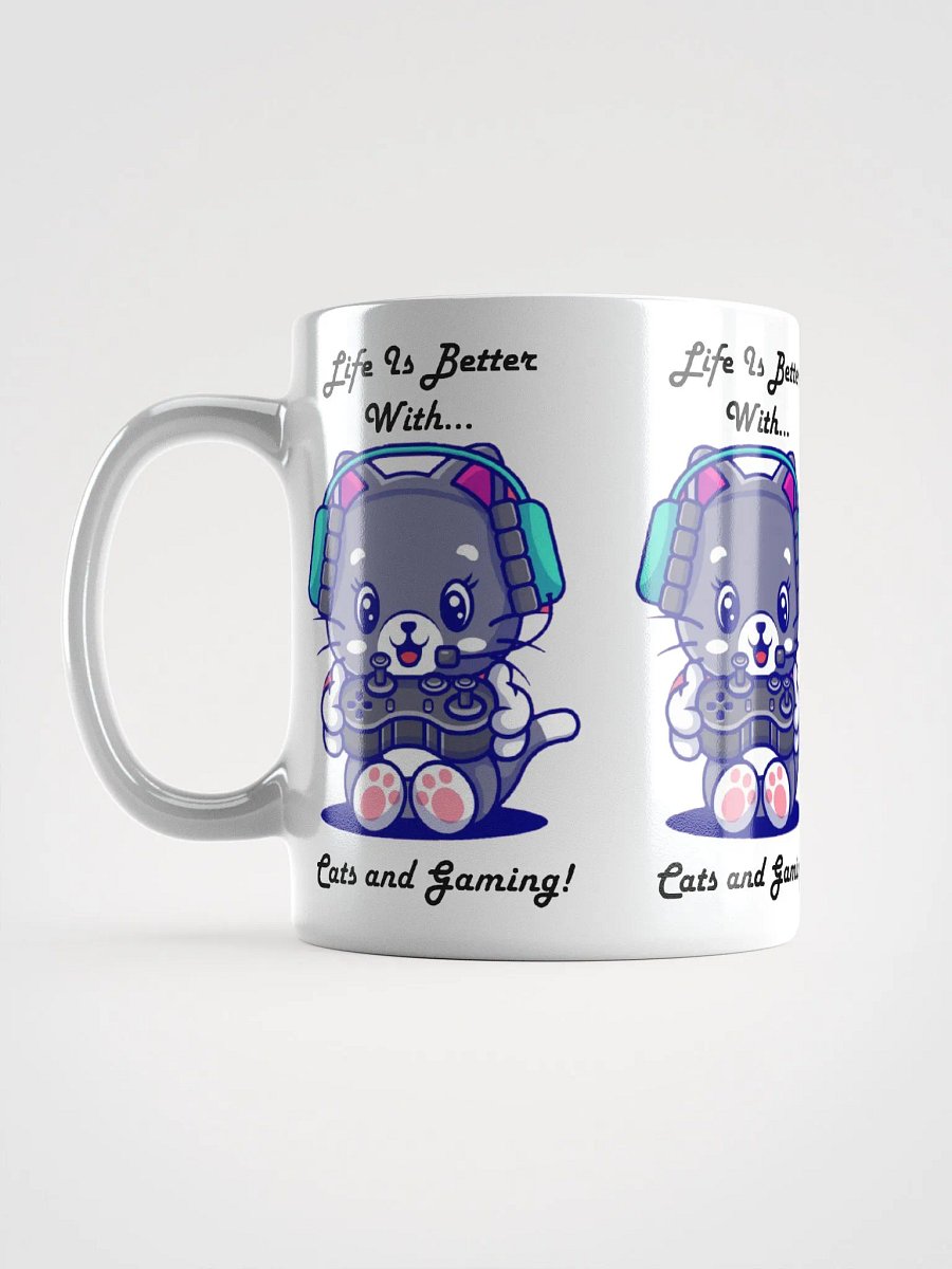 Cats and gaming mug product image (12)