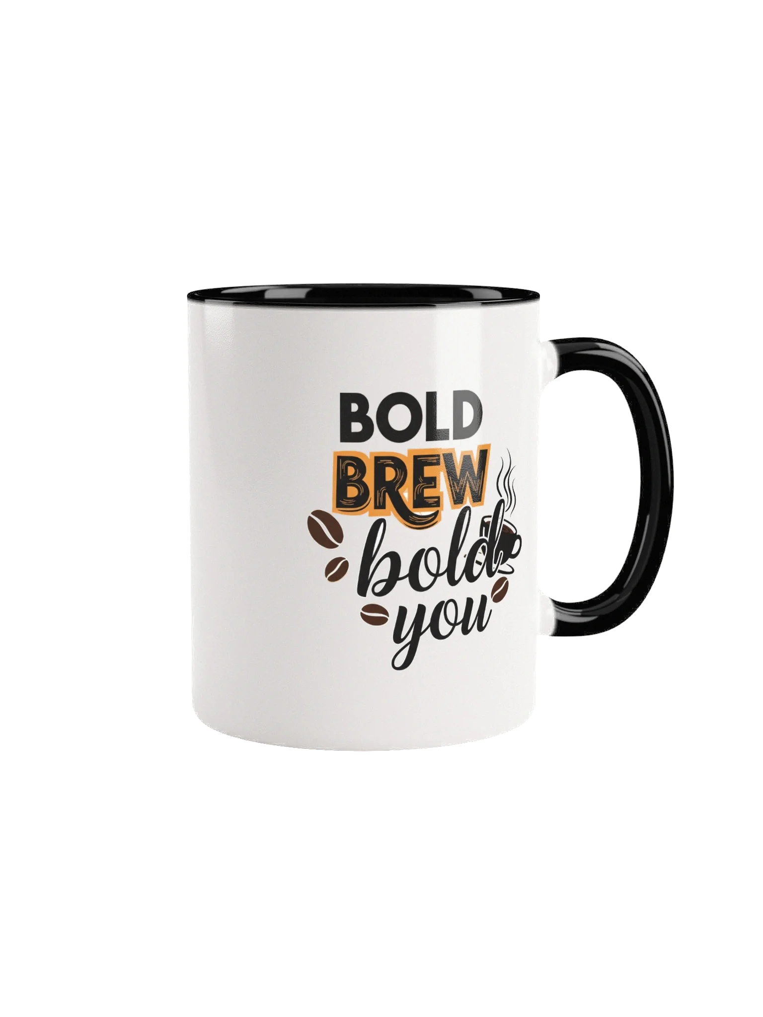 Bold Brew, Bold You Coffee Mug – Empower Your Morning with Every Sip | Motivational Ceramic Tea Cup for Bold Personalities product image (1)