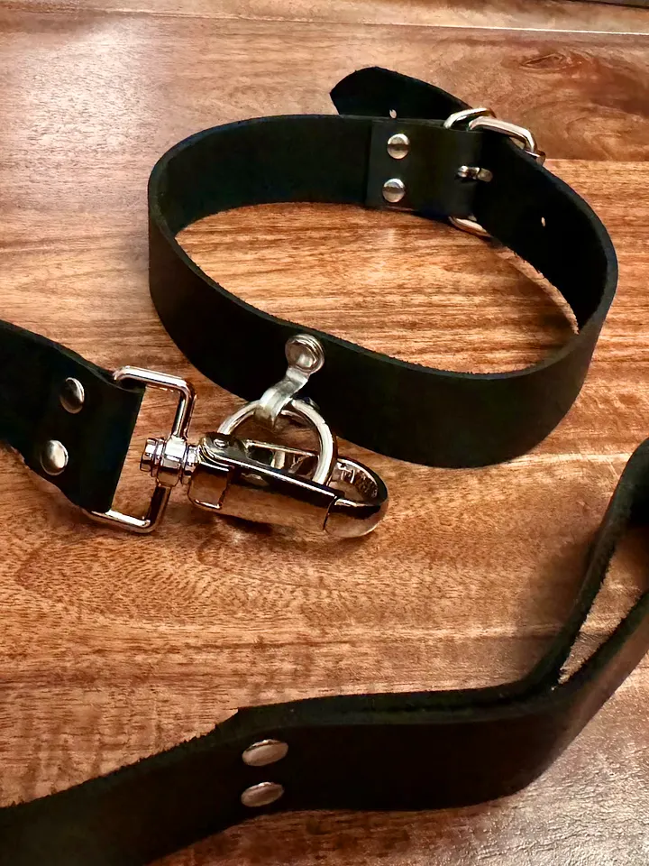 Collar and leash (custom order) product image (1)