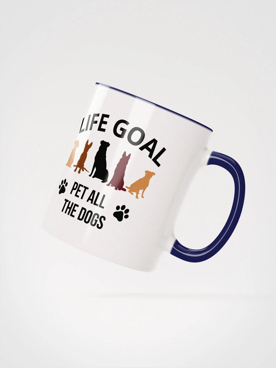 "Life Goal" Ceramic Mug with color inside product image (3)