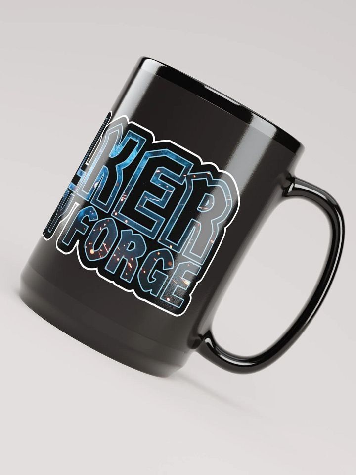Forge-Inspired Black Glossy Mug product image (1)