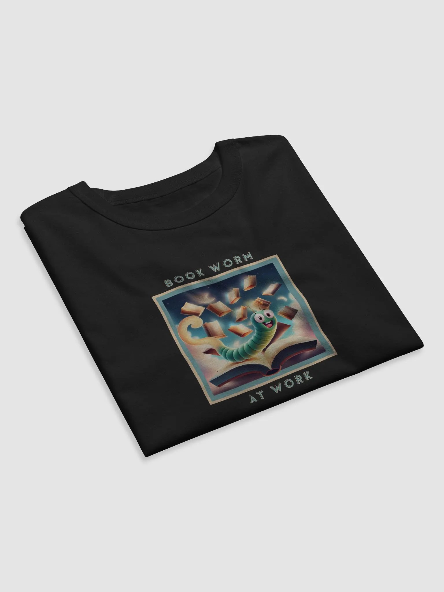 Book Worm at Work Relaxed Fit T-Shirt product image (18)