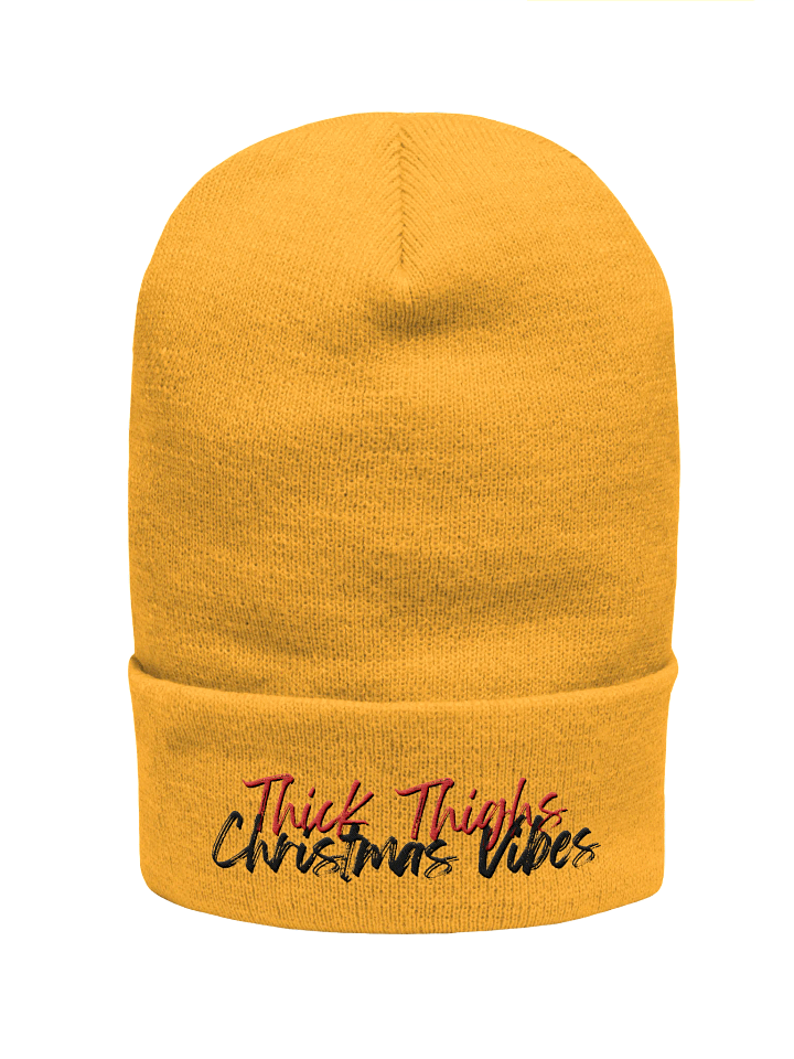 Thick Thighs, Christmas Vibes Beanie product image (1)