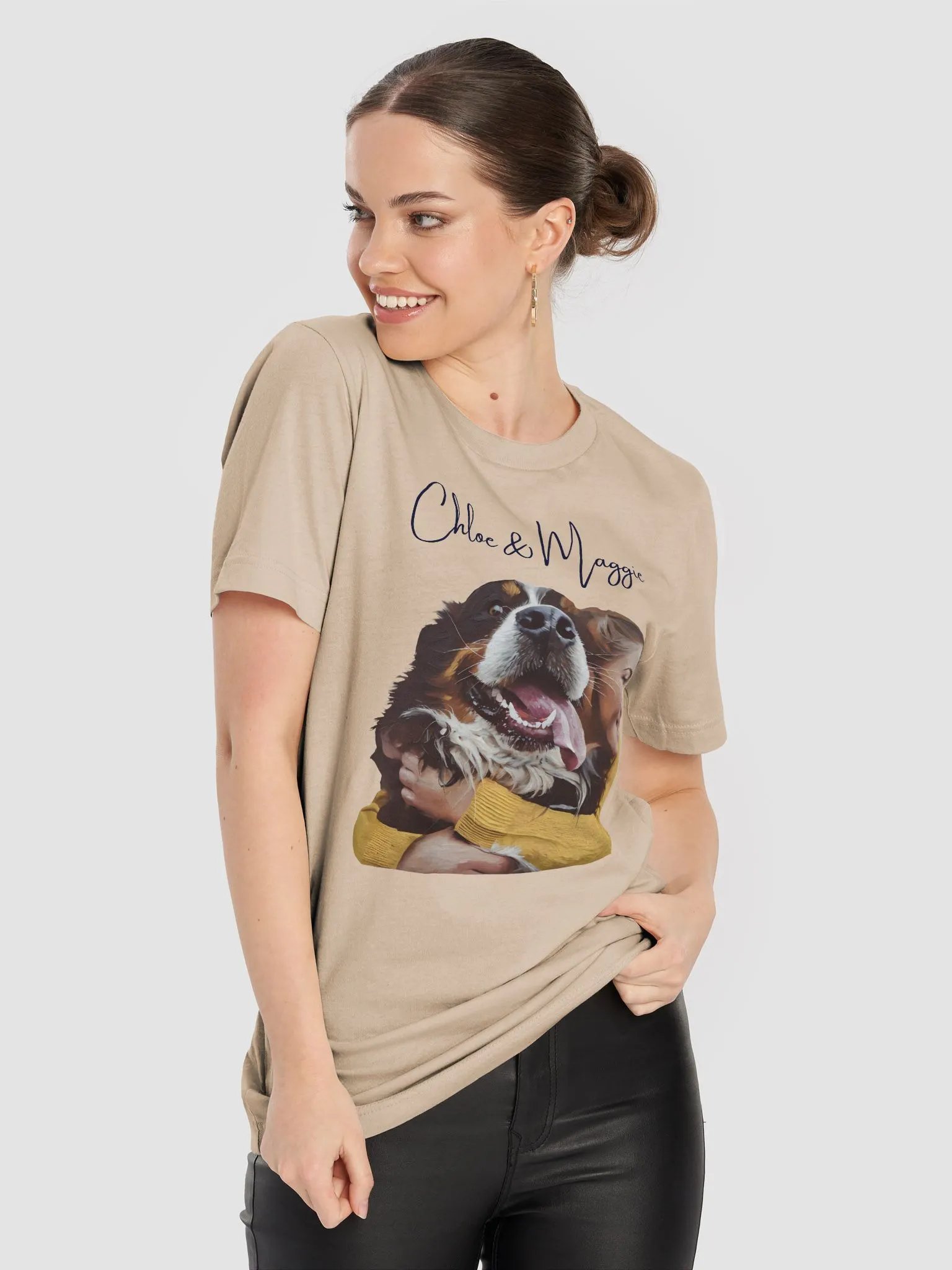 YOU AND YOUR BEST FRIEND! / T-SHIRT WITH PERSONALIZED NAME / DIGITAL ART III product image (7)