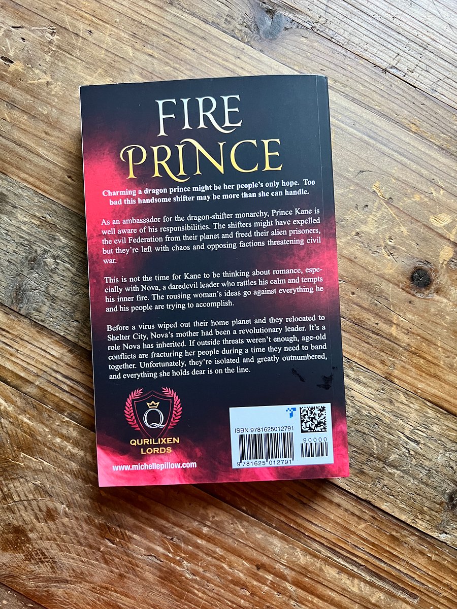 SIGNED: Fire Prince (Qurilixen Lords #4) Paperback product image (4)