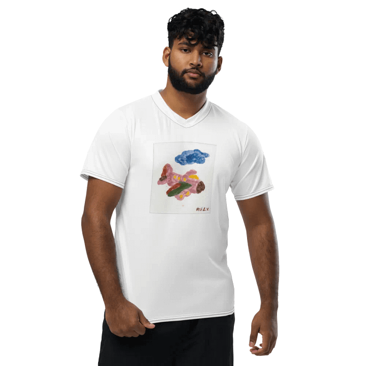 Kid Airplane (All-Over Print Recycled Unisex Sports Jersey) product image (1)
