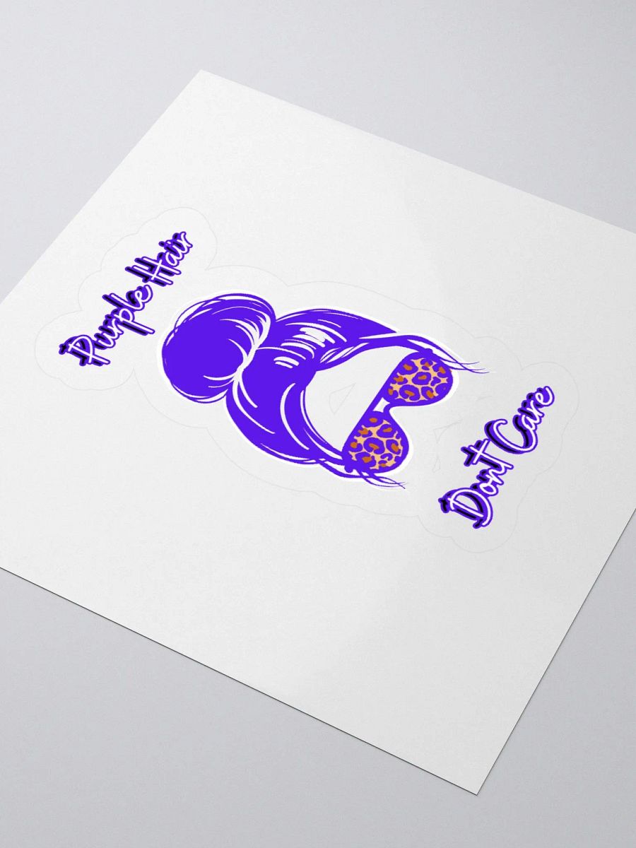 Purple Hair Don't Care Sticker Set product image (9)