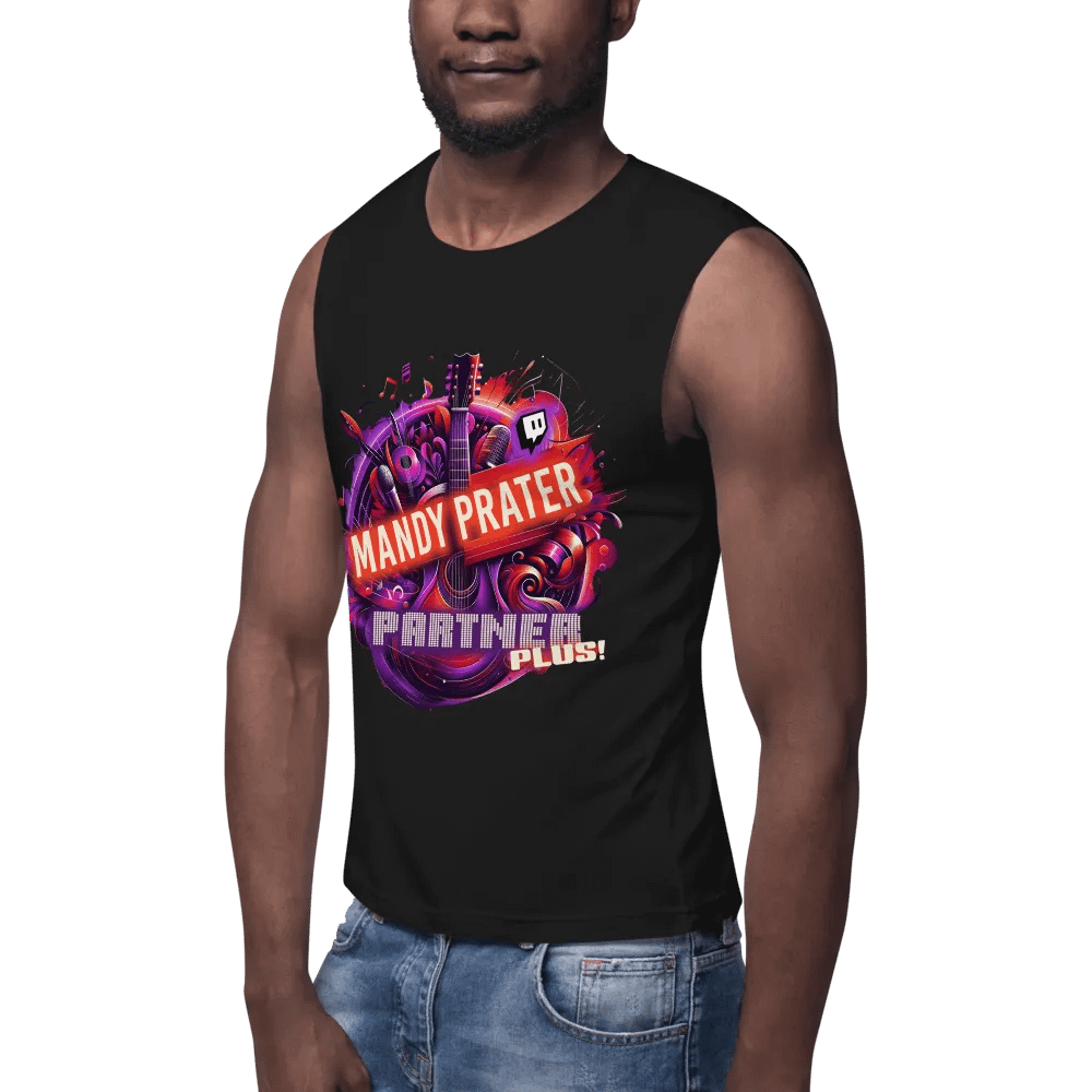 Partner Plus Guitar Swirl Muscle Tank product image (3)