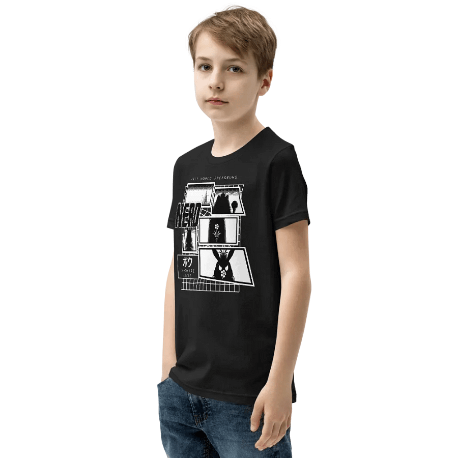 Trip World Speedruns Crew Neck Youth T-Shirt product image (4)