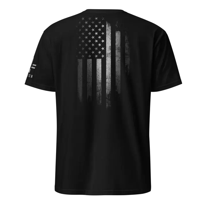 American Flag: Distressed Silver product image (1)