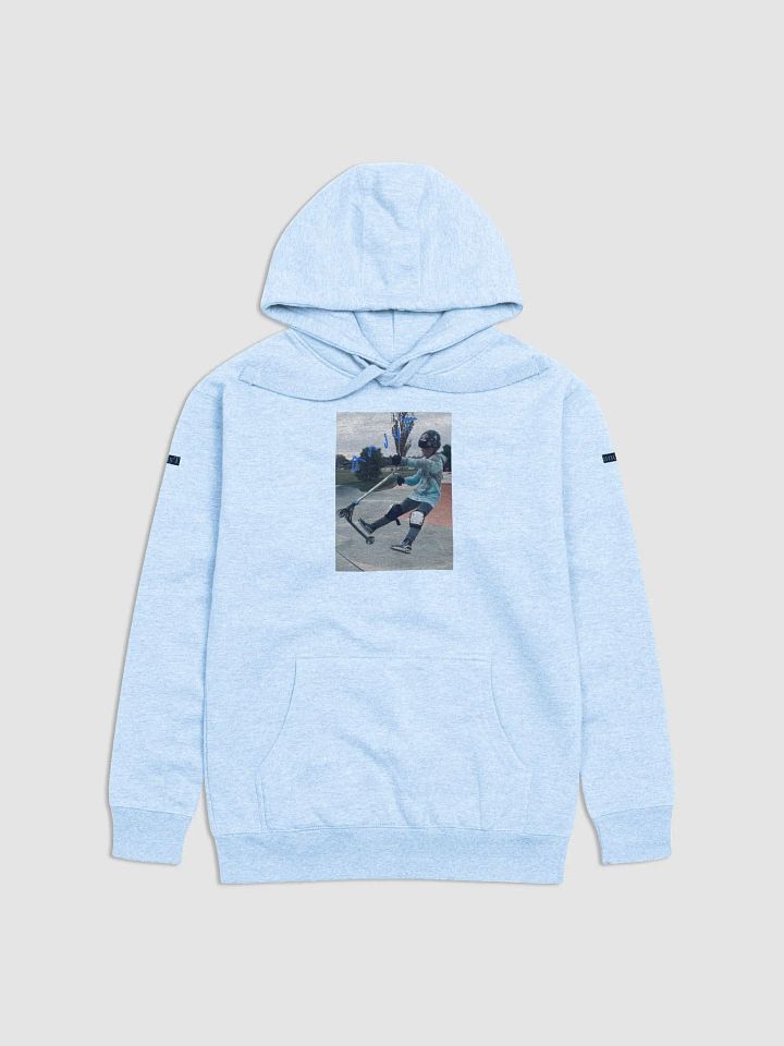 light-blue scooter hoodie product image (1)