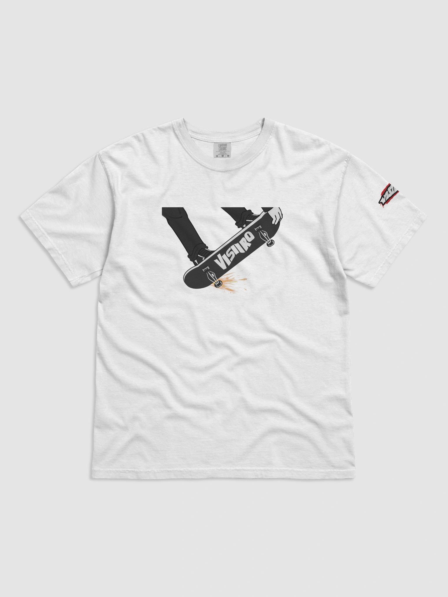 Visiiro Skate Logo T-Shirt White product image (1)