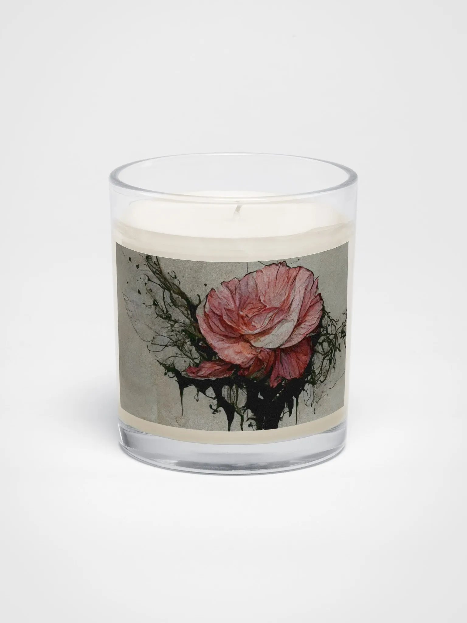 Ink Rose Soy Wax Candle product image (1)