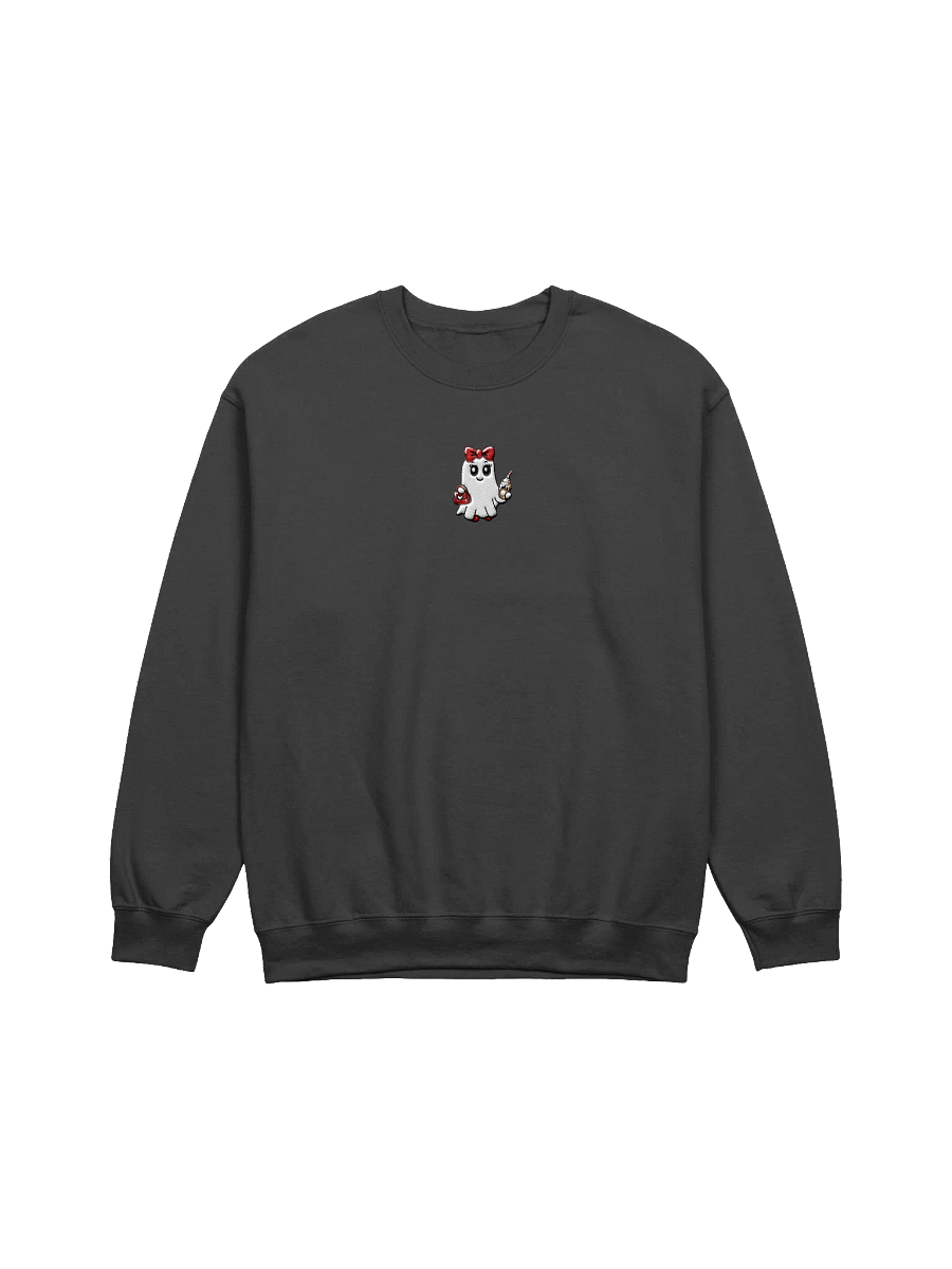 Stylish Ghost Embroidered Classic Crewneck Sweatshirt product image (1)
