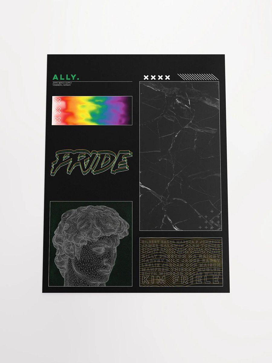 Straight Ally Pride Poster product image (8)