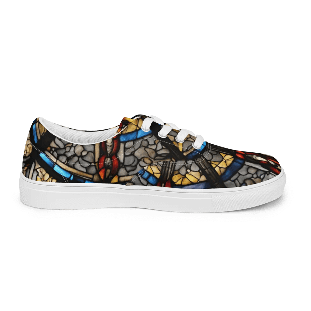 Symmetry in Bloom Men's Canvas Shoes product image (12)