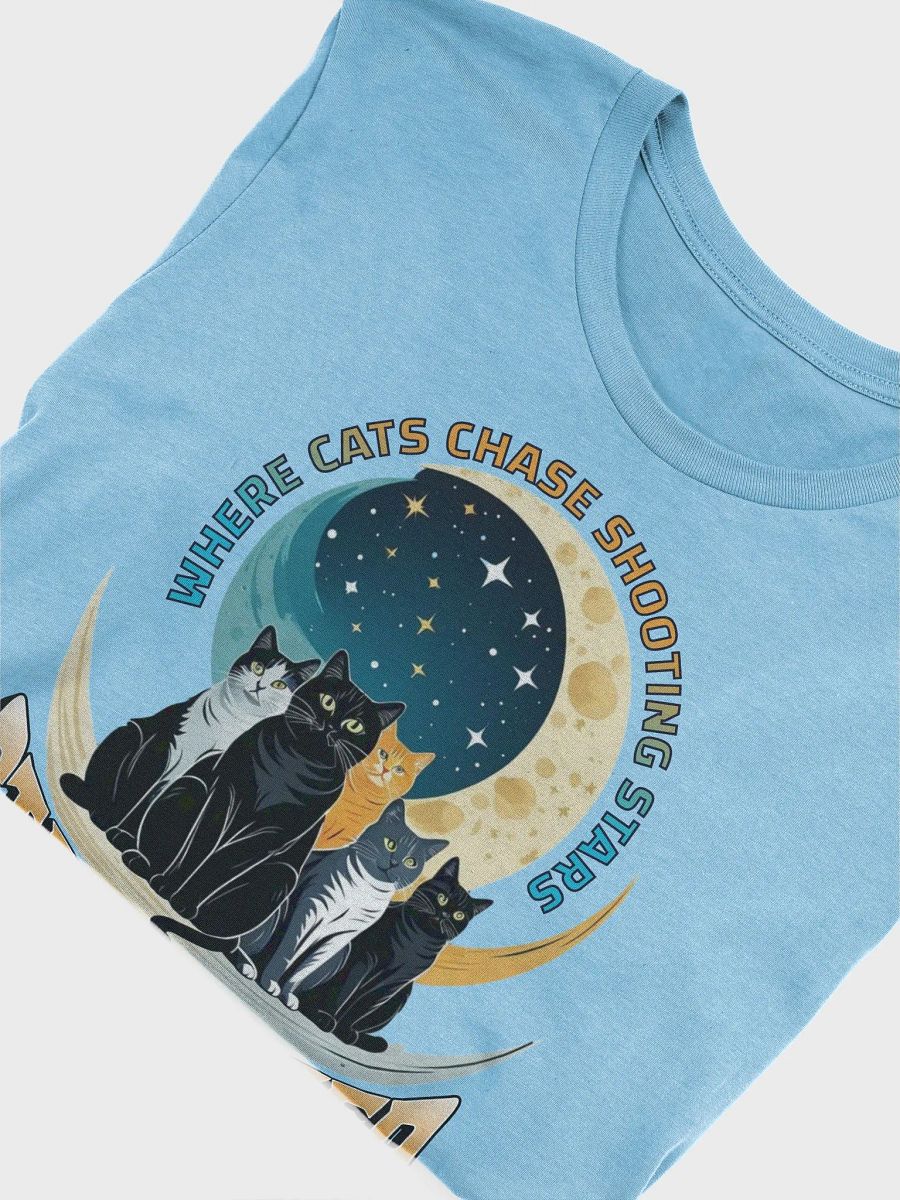 Where Cats Chase Shooting Stars Stargazer Soft Tee product image (39)