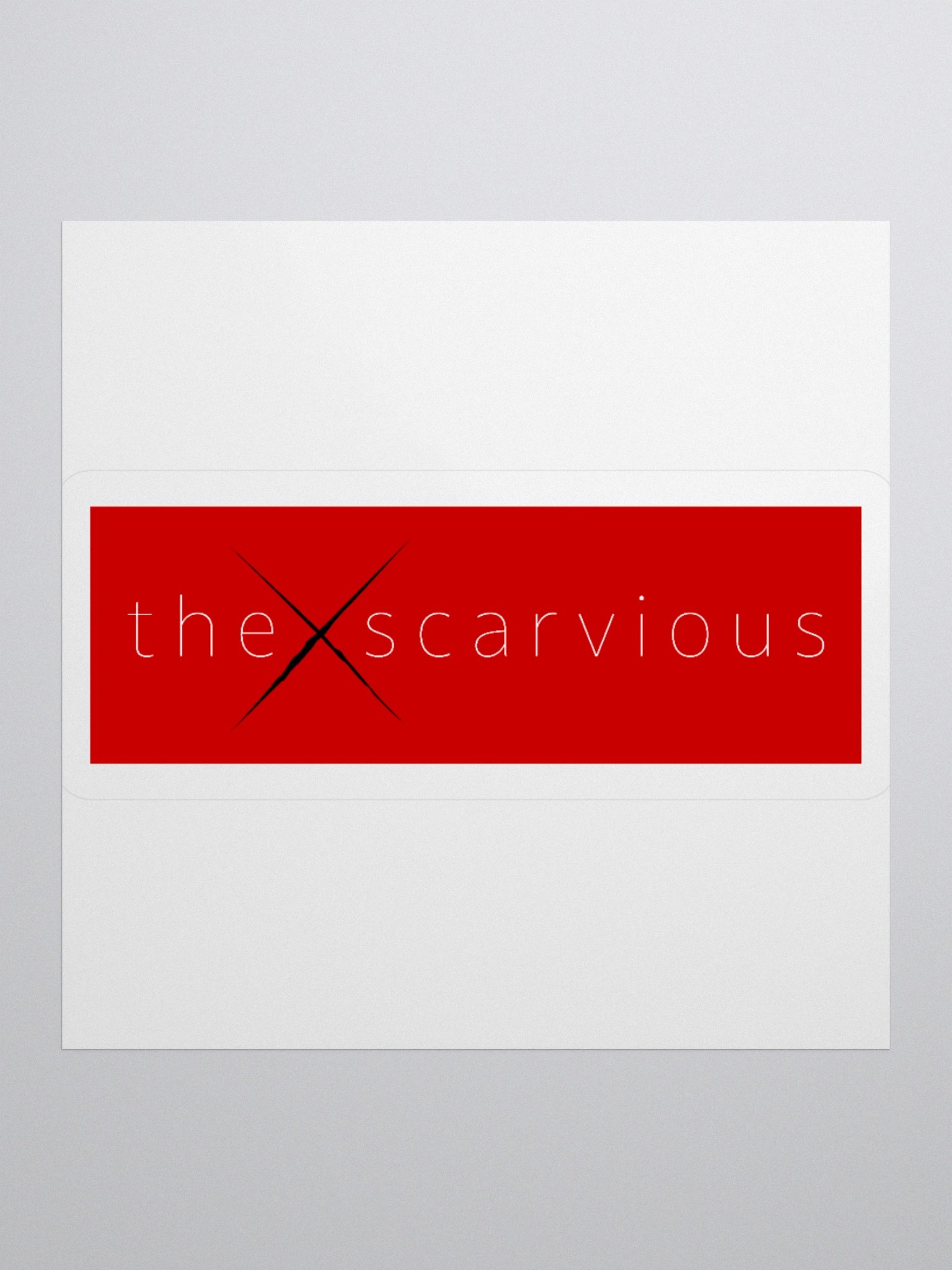 Xscarvious Kiss Cut Sticker - Full Logo product image (4)