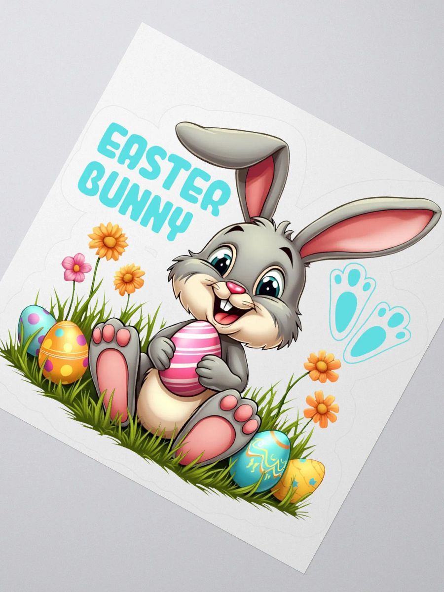 Easter Bunny and Easter Eggs Sticker product image (6)